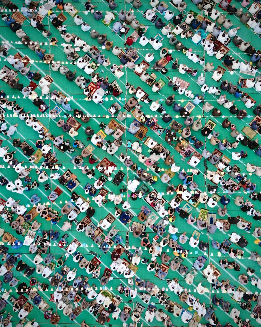 crowd joining viral challenge